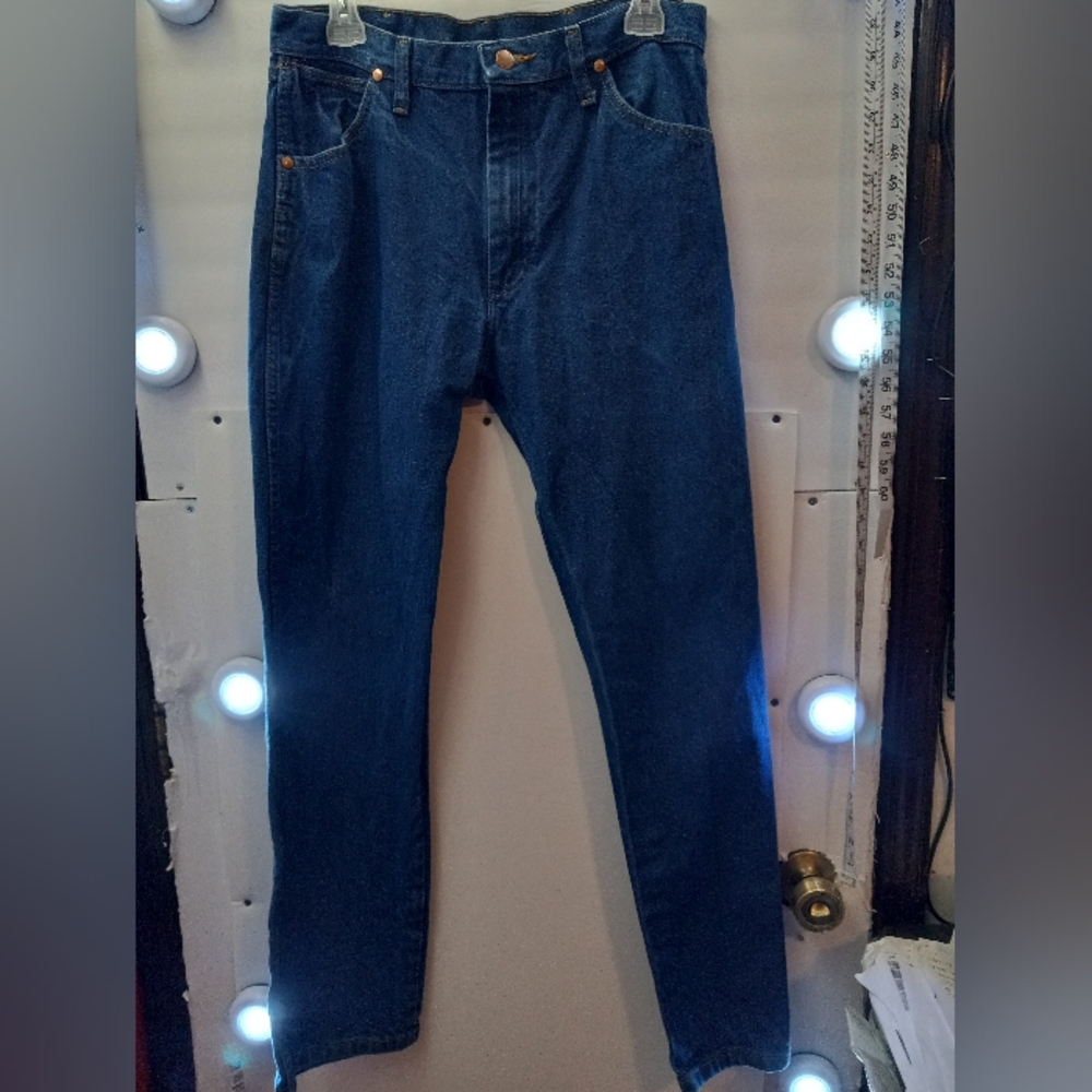 Wrangler Rugged Regular Fit Cowboy Western Jeans Minimalist Blue 32 x 32 Classic
